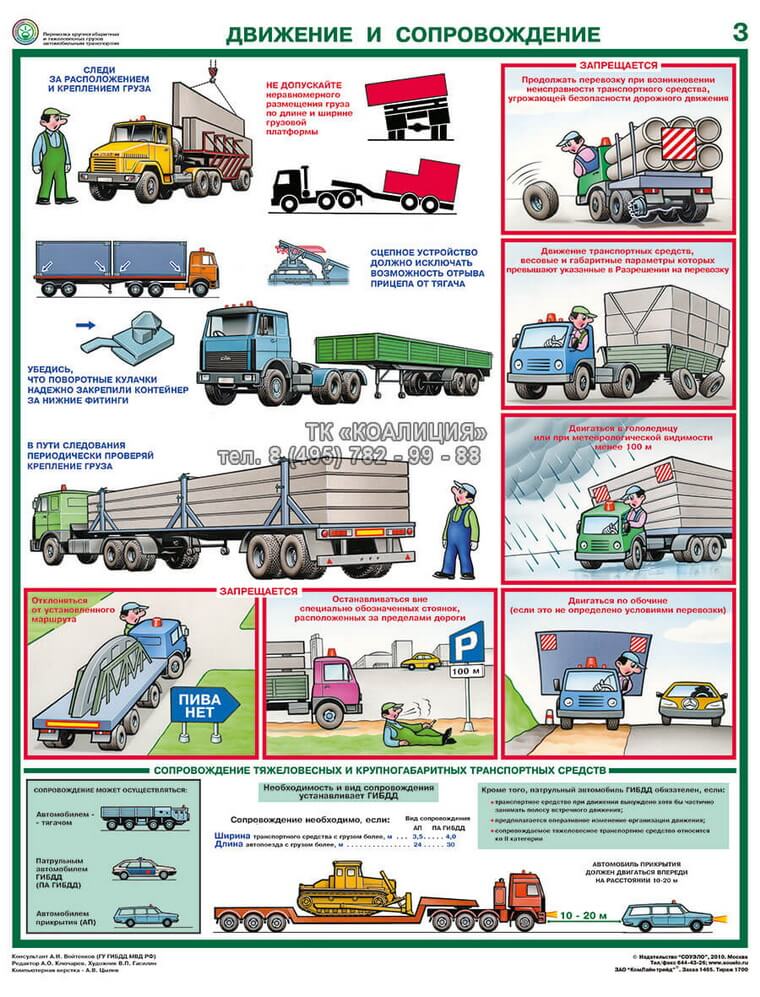 Организация перевозок негабаритных грузов
